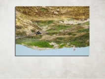 Blank wall mockup