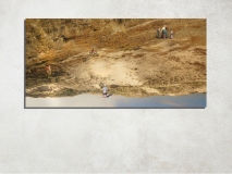 Blank wall mockup