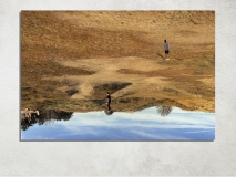 Blank wall mockup